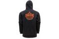 Grundéns Mikina Displacement DWR Hoodie Logo Anchor Black