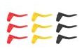 Fox Sada na Zig Rig Edges Zig Aligna kit Multi Sleeve kit 9ks