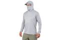 Grundéns UV Tričko Tough Sun Masked Hoodie Mist