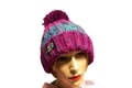 R-Spekt Kulich MAXI PomPom beanie modrovínový
