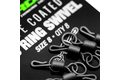 Korda Obratlík s kroužkem PTFE QC Ring Swivel 8ks