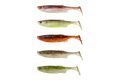 Savage Gear Gumová nástraha Fat Minnow T-Tail Clearwater Mix 5ks