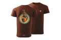 Giants fishing Tričko pánské hnědé Rak