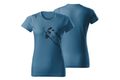 Giants fishing Tričko dámské modré Plavající kapr