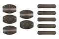 Fox Záťaž Edges Tubing Tungsten Sinker Kit 5ks