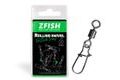 Zfish Obratlík s karabínou Rolling Swivel & Fastlock Snap 10ks