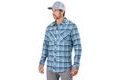 Grundéns Košile Dungeness Seawool Flannel Shirt Captain's Blue