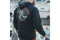Grundéns Mikina Displacement DWR Hoodie Dead Reckoning Black