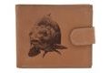 Mercucio Pánská peněženka Kapr hlava natural