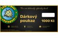 Chyť a pusť Vánoční dárkový poukaz 1000 Kč