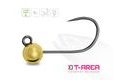 Delphin Jigové hlavičky Wolframové T-Area BL Zlaté 5ks