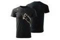 Giants fishing Tričko pánské černé Plavající kapr