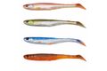 Savage Gear Gumová nástraha Slender Scoop Shad Clear Water Mix 4ks