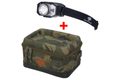 Giants fishing Akční set - Pouzdro na elektroniku Medium + Čelovka Headlamp LED Deluxe 300