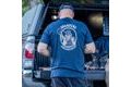 Grundéns Tričko Support Guides SS T-Shirt Tmavomodrá