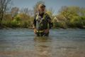 Black Cat Prsačky Green Booted Waders