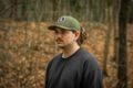 Black Cat Kšiltovka Green Flat Peak Cap
