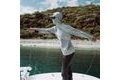 Grundéns UV Tričko Tough Sun Masked Hoodie Mist