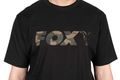 Fox Tričko Black / Camo Logo T-Shirt