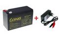 Long Olovený akumulátor 12V 7Ah pre echoloty + nabíjačka!
