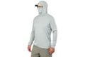 Grundéns UV Tričko Tough Sun Masked Hoodie Iceberg