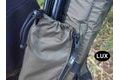 R-Spekt Pouzdro na 2 pruty polstrované khaki Double LUX s kapsou 11´