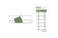 Delphin Pantofle OutLine Carp