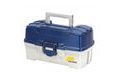 Plano Kufr 2 Tray Tackle Box Blue Metallic