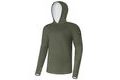 Giants fishing Funkčné tričko s dlhým rukávom UV50+ Hoodie Dark Green