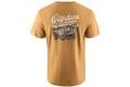 Grundéns Triko Leroy Brown SS T-Shirt Whiskey