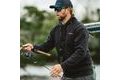 Grundéns Mikina Displacement DWR Hoodie Logo Anchor Black