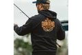 Grundéns Mikina Displacement DWR Hoodie Logo Anchor Black