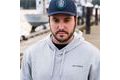 Grundéns Mikina Displacement DWR Hoodie Commercial Boat Athletic Heather