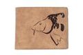 Giants fishing Peněženka hlava kapra Brown Wallet Carp Head hnědá