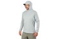 Grundéns UV Tričko Tough Sun Masked Hoodie Iceberg