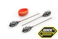 Mivardi Krmítka Method Feeder set QMR Grip L long (30g + 40g + 50g + mould)