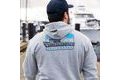 Grundéns Mikina Displacement DWR Hoodie Commercial Boat Athletic Heather