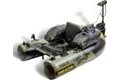 Black Cat Belly boat + Elektromotor Battle Boat Set 170 cm 113 cm