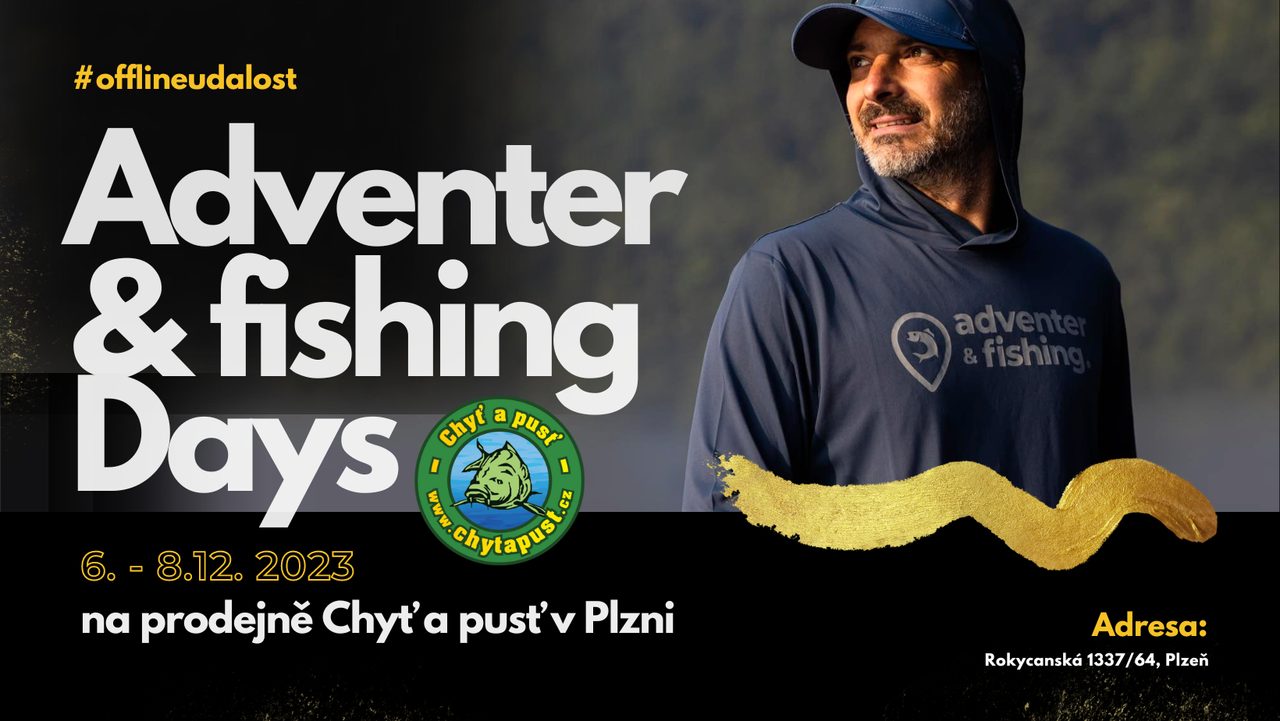 Přijďte na Adventer & fishing days a ulovte si 15% slevu na celý sortiment značky
