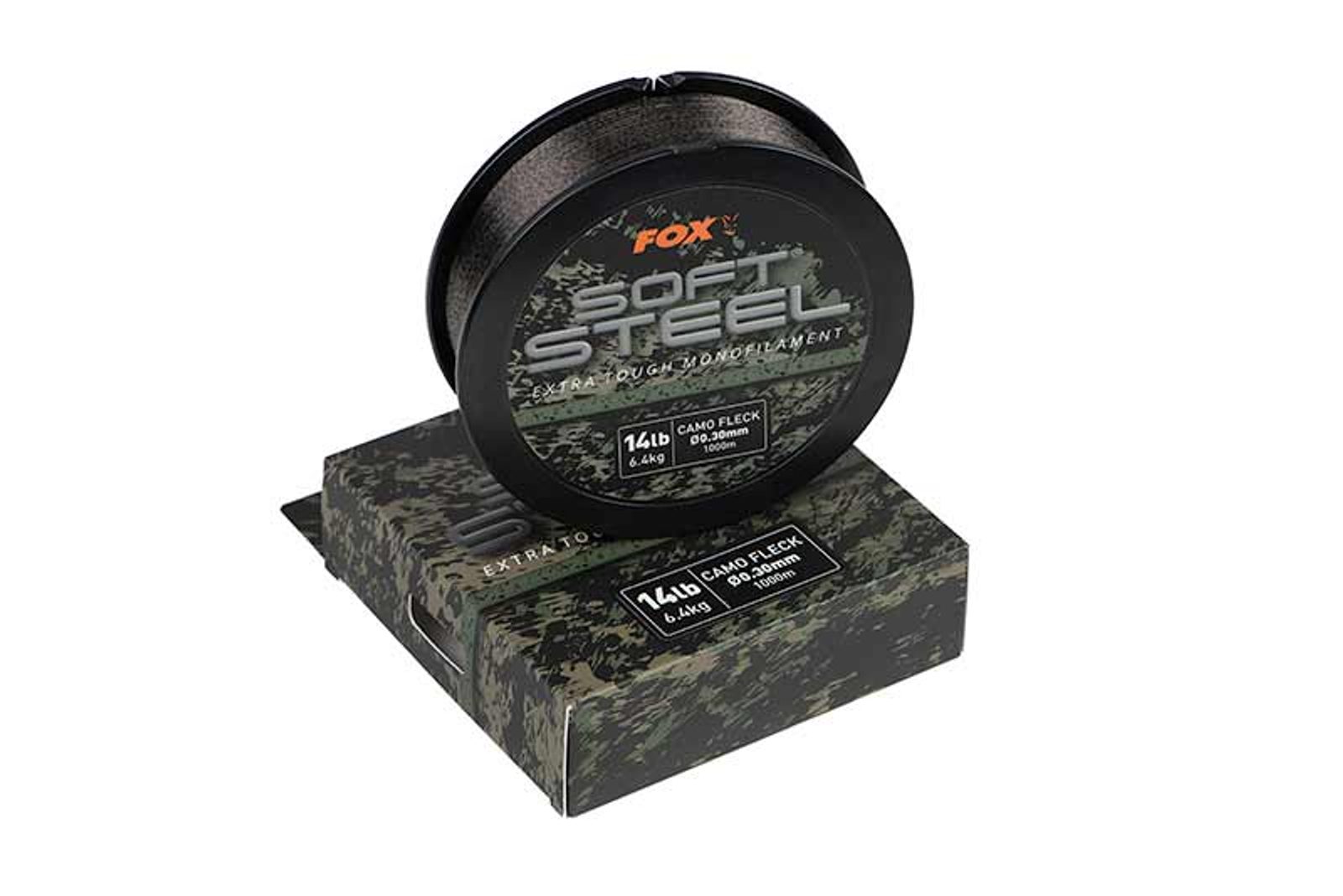 Fox Vlasec Soft Steel Fleck Camo Mono 1000m | Chyť a pusť