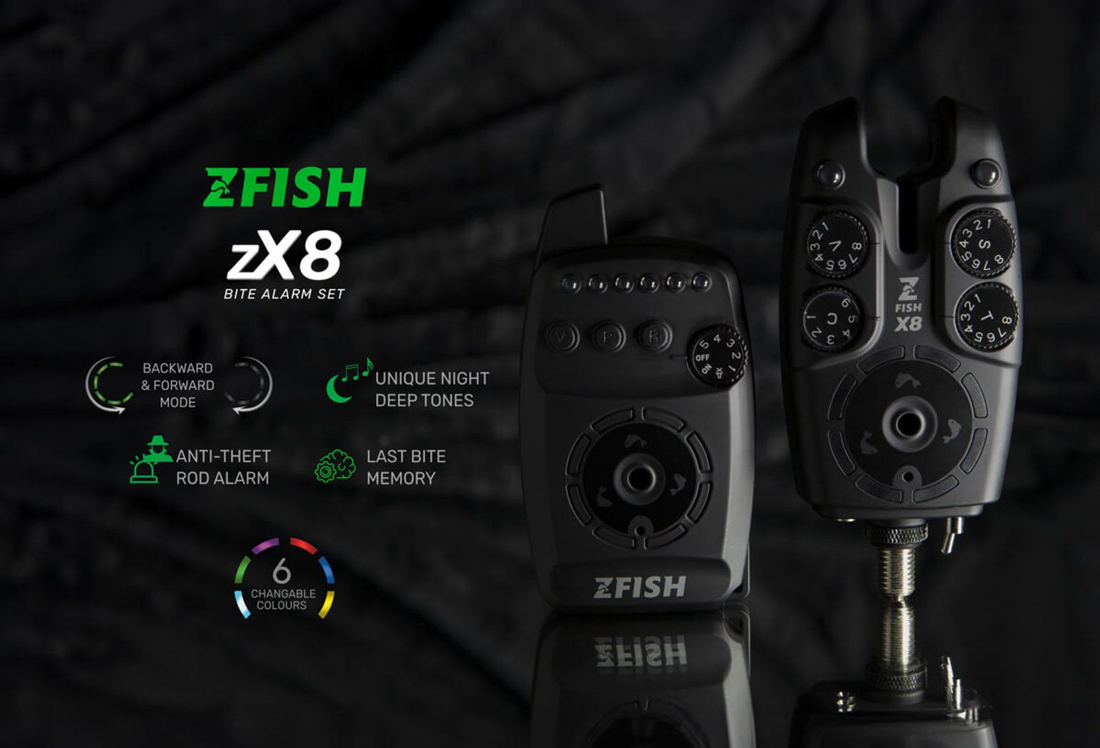 Zfish Sada Hlásičů Bite Alarm Set Zx8 2+1 | Chyť a pusť