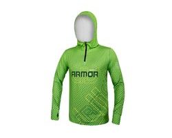 Delphin Tričko s kapucí UV Armor Neon 50+