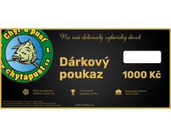 Chyť a pusť Vánoční dárkový poukaz 1000 Kč