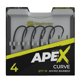 RidgeMonkey Háčiky Ape-X Curve Barbed 10ks