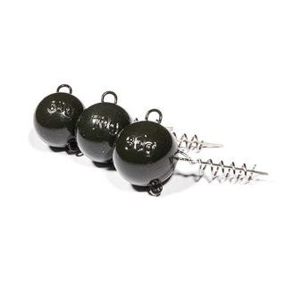 Fox Rage Jigová Hlavička Pelagic Screws UV Green Pumpkin