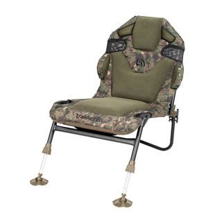 Trakker Křeslo komfortní s područkami Levelite Camo Longback Recliner