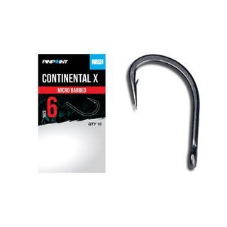 Nash Háčky Continental X Micro Barbed 10ks