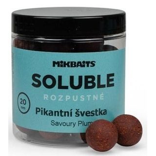Mikbaits Rozpustné boilies Soluble Pikantní švestka 250ml