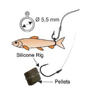 Extra Carp Silikonové kroužky na nástrahy Elastic Bands 5,5mm 18ks