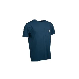 Nash Triko Make It Happen Badge Pocket T Shirt Navy Blue